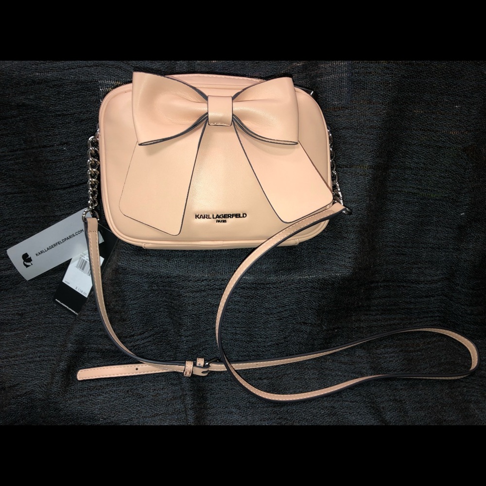 Karl Lagerfeld Bow Crossbody Bag, NWT